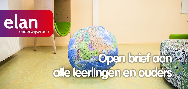 Een brief voor al onze leerlingen en ouders